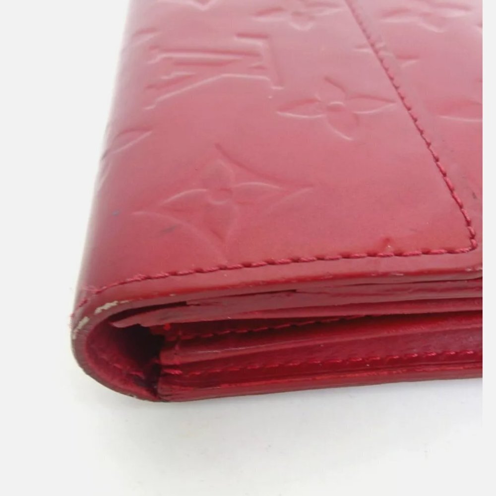 Sold! LOUIS VUITTON Vernis Portefeiulle Sarah wallet oversized contintental - Picture 9 of 13